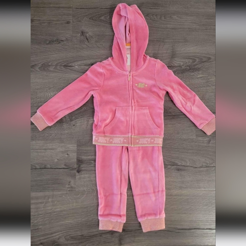 Juicy Couture girls tracksuit size 2t NWT
